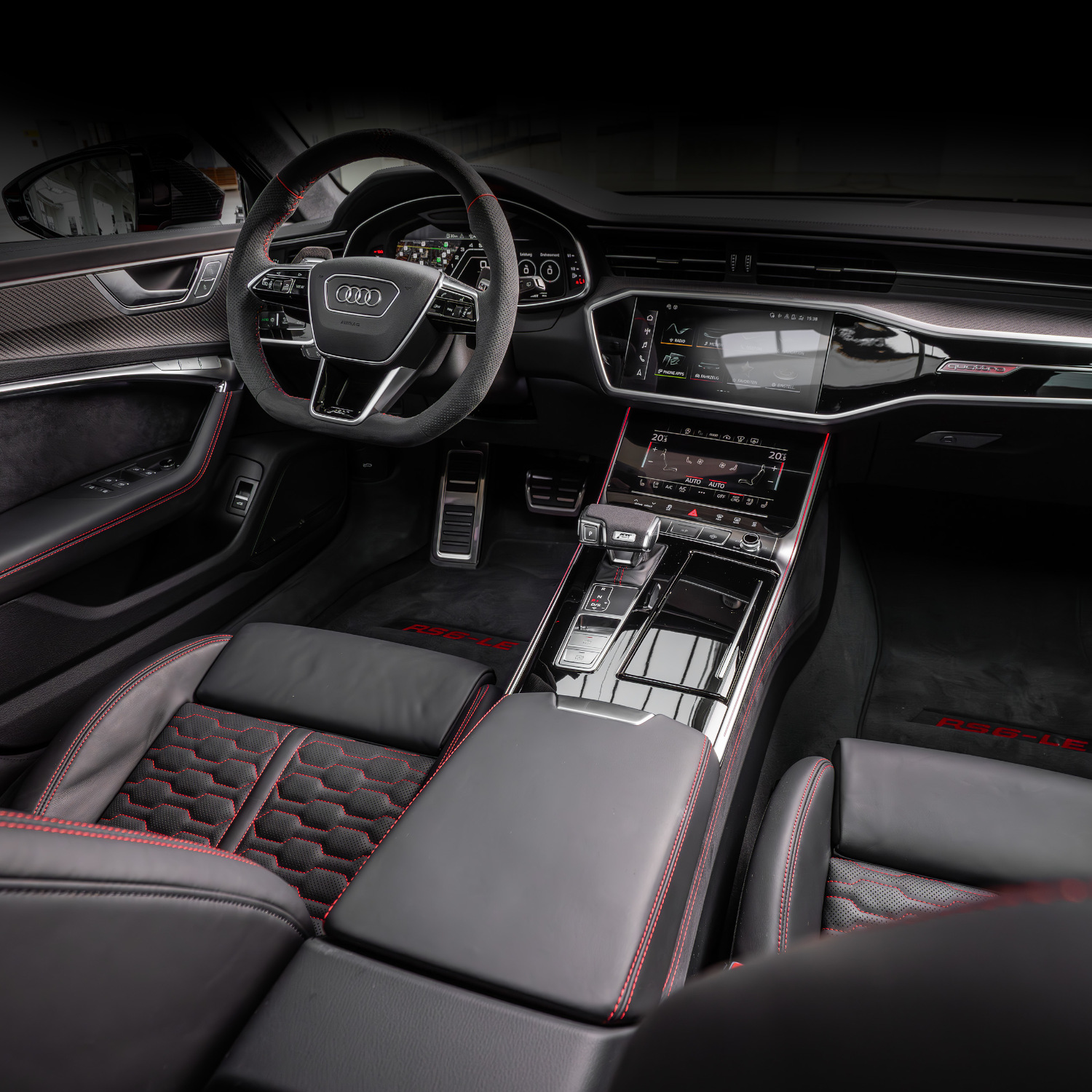 Close-up interior front