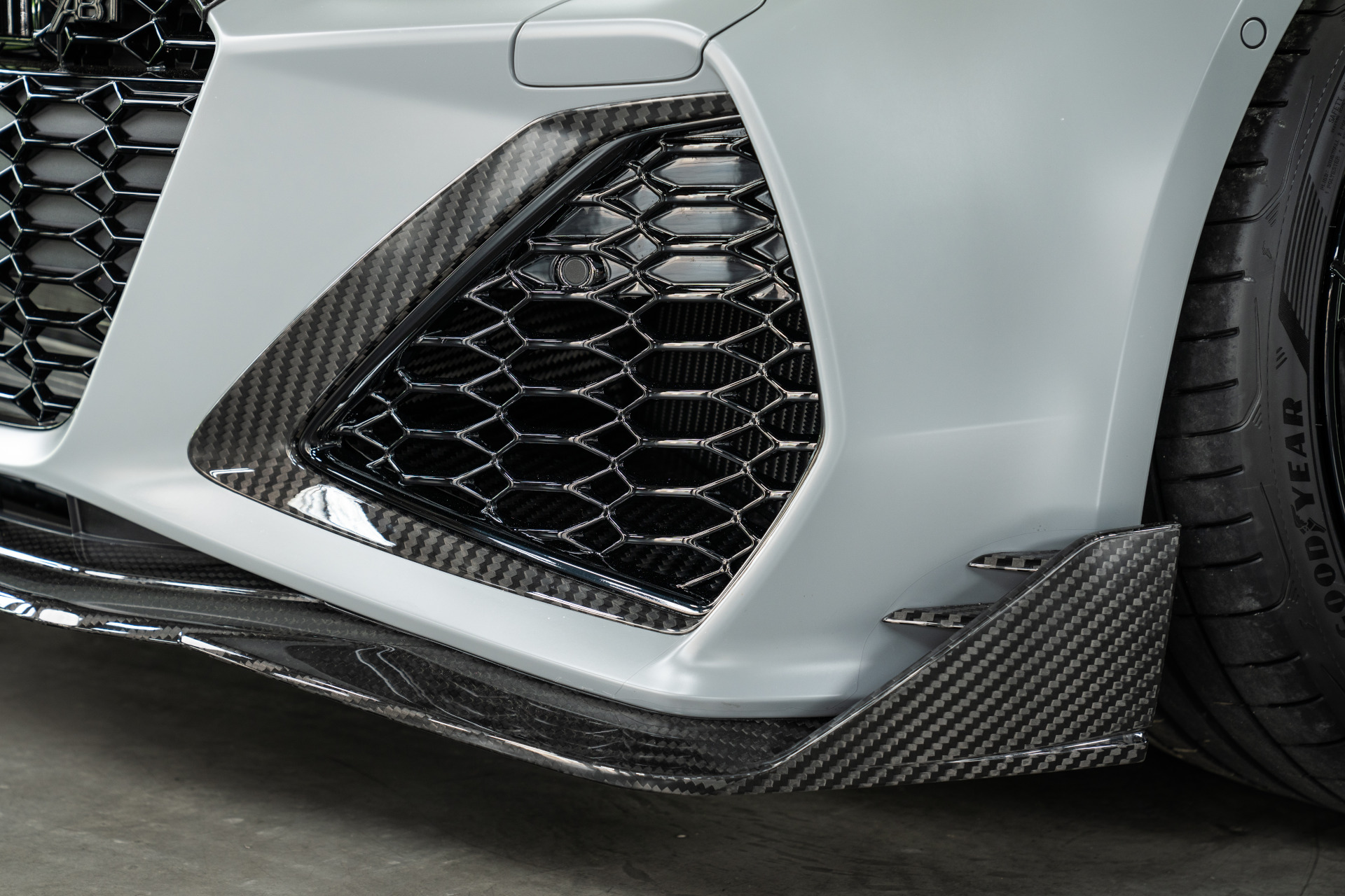 Close-up of air inlets