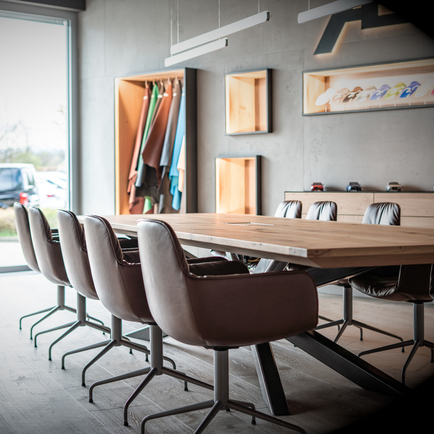 View of the meeting table