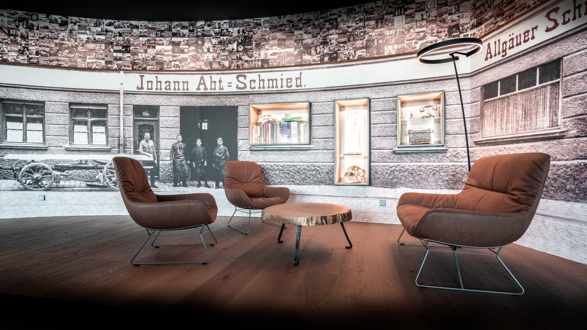 View of the seating area in the Edelschmiede