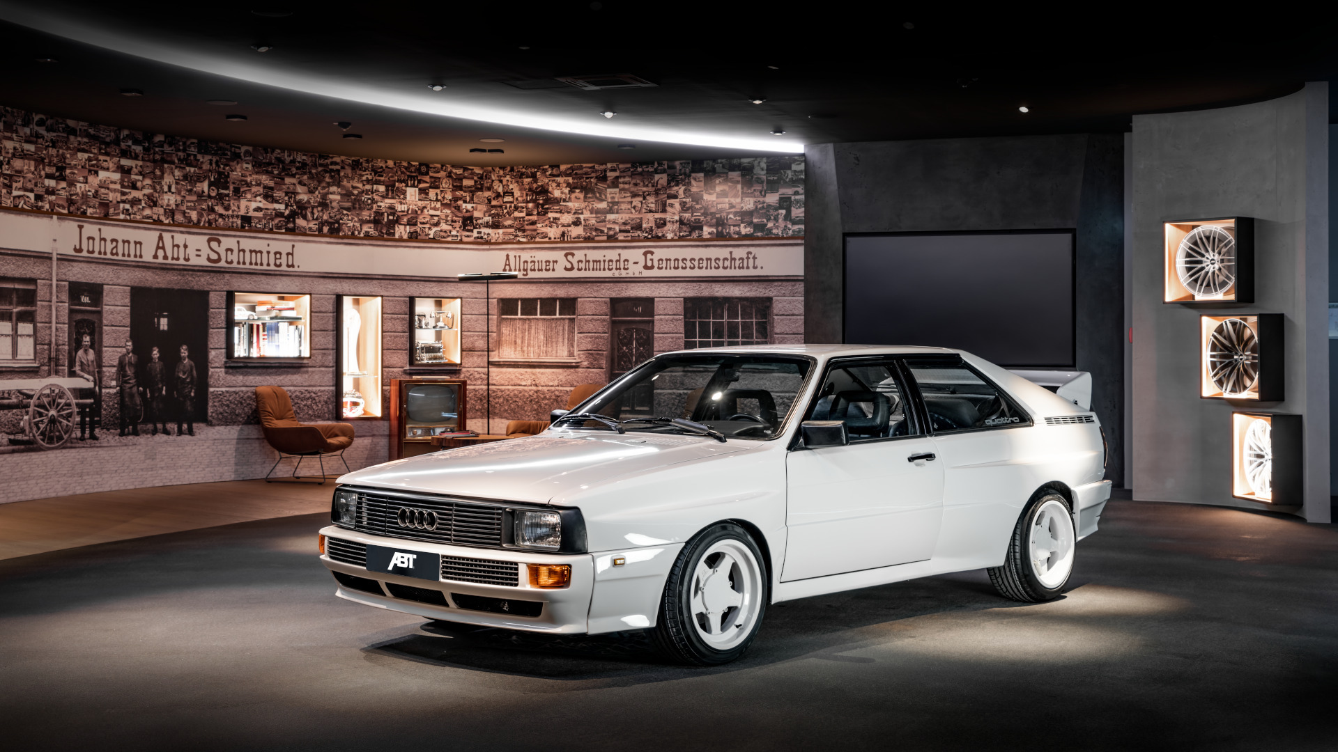 View of the Ur-Quattro in the Edelschmiede