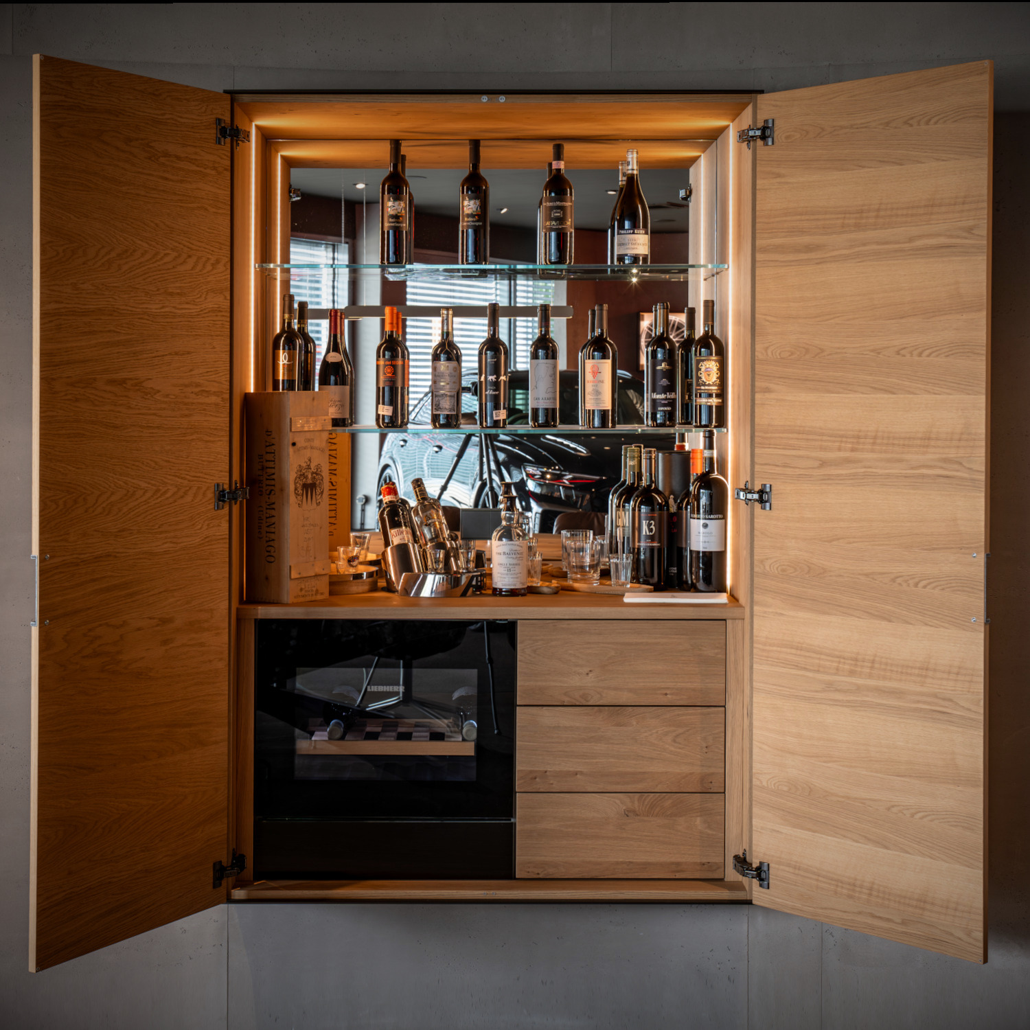 Wine cabinet in the Edelschmiede