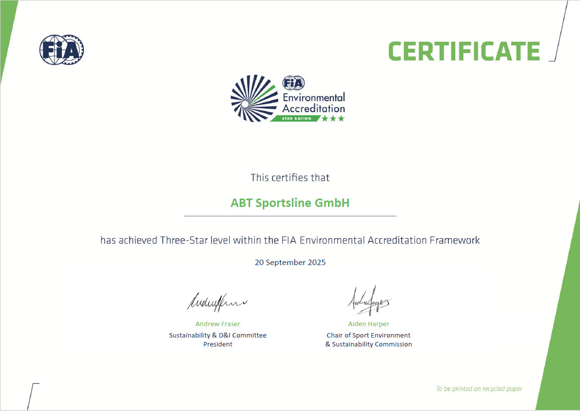FIA Certificate